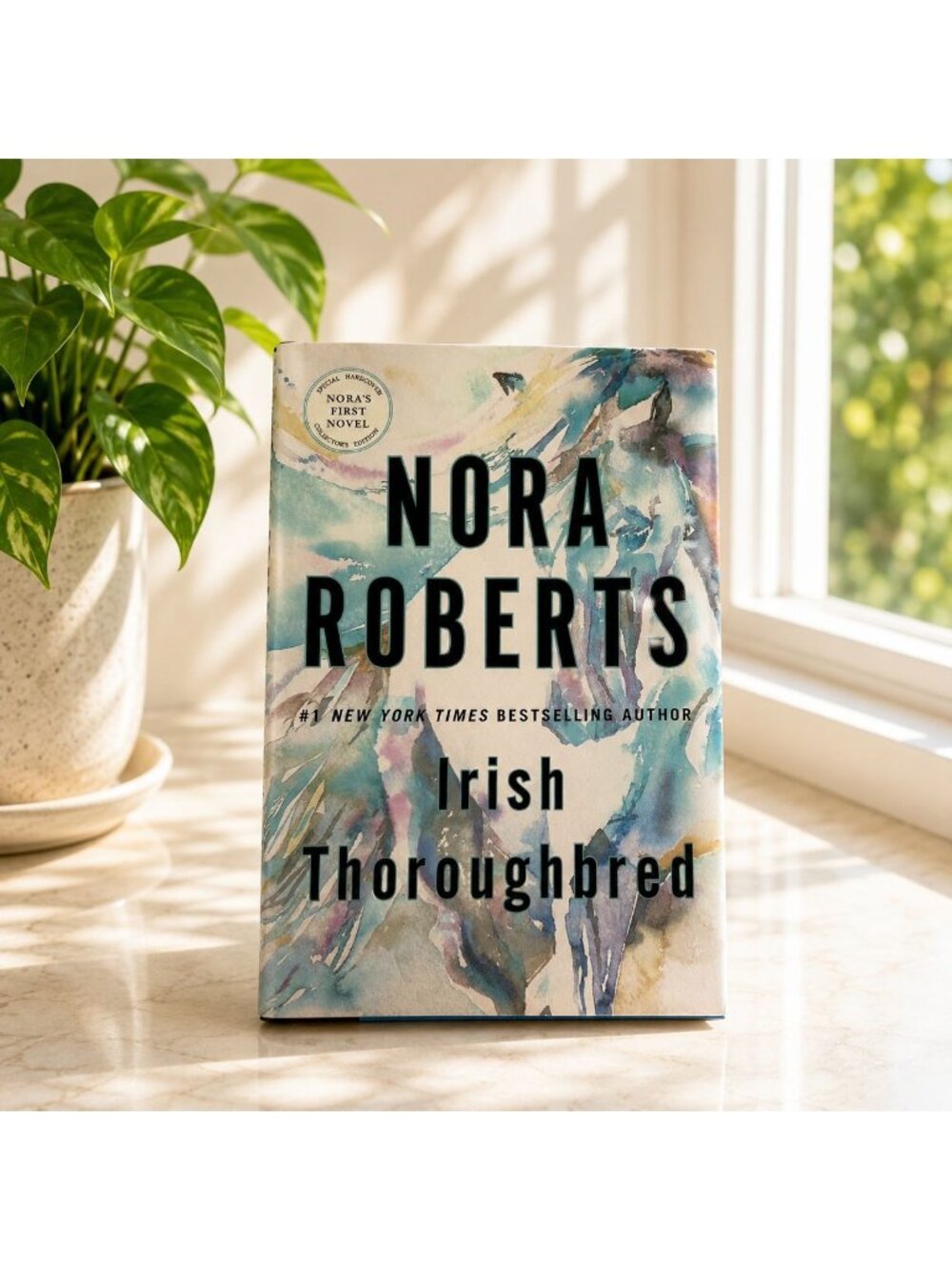 Nora Roberts "Irish Thoroughbred" Hardcover 1st Novel St. Martins Press